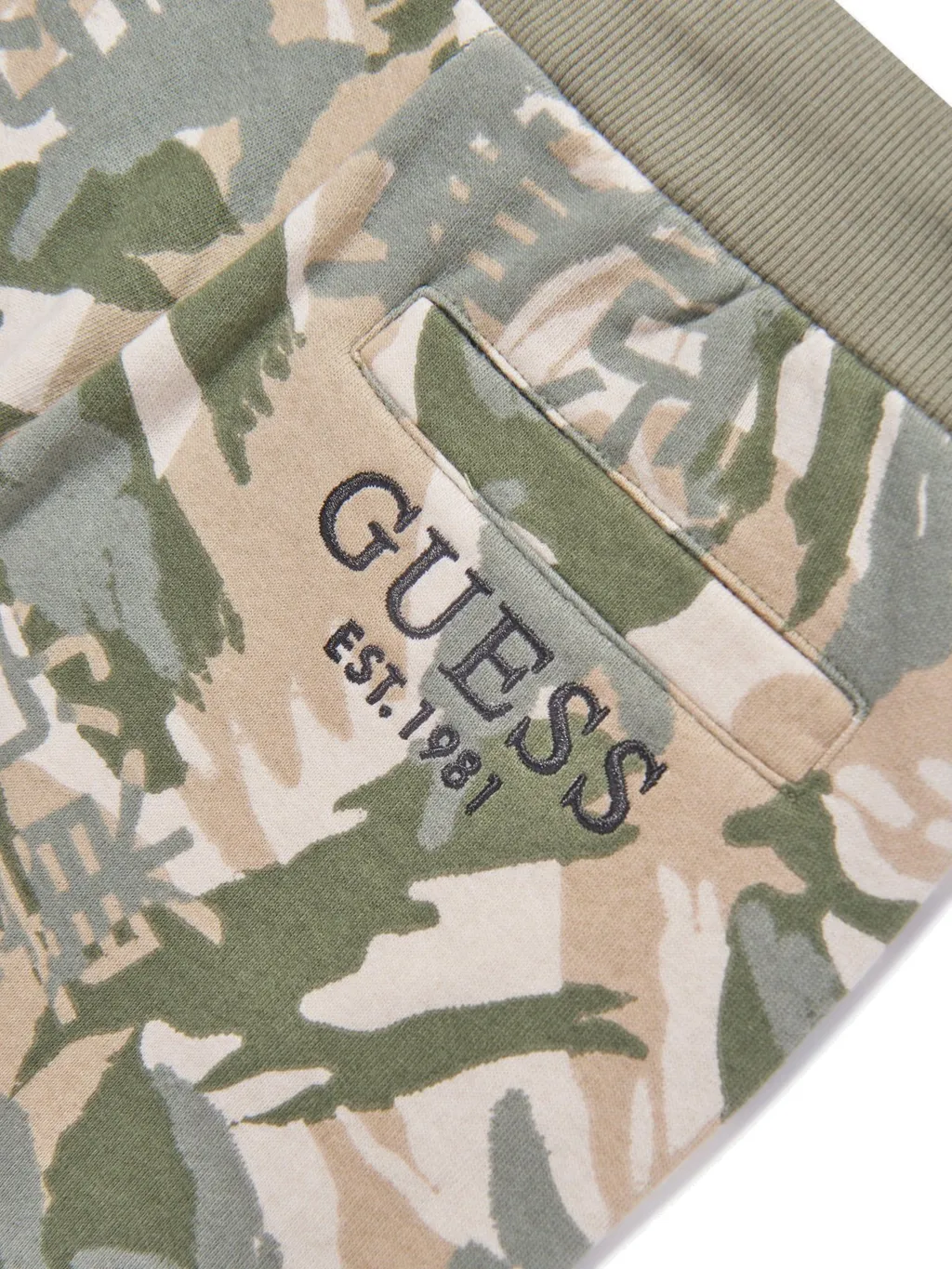 Guess Camouflage Printed Shorts