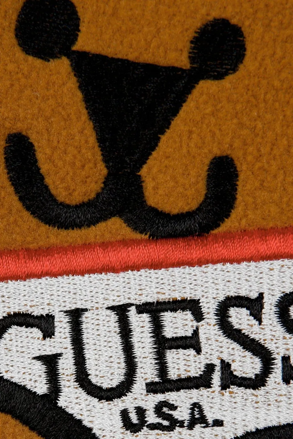 Guess Teddy Bear Embroidered Crewneck T-Shirt
