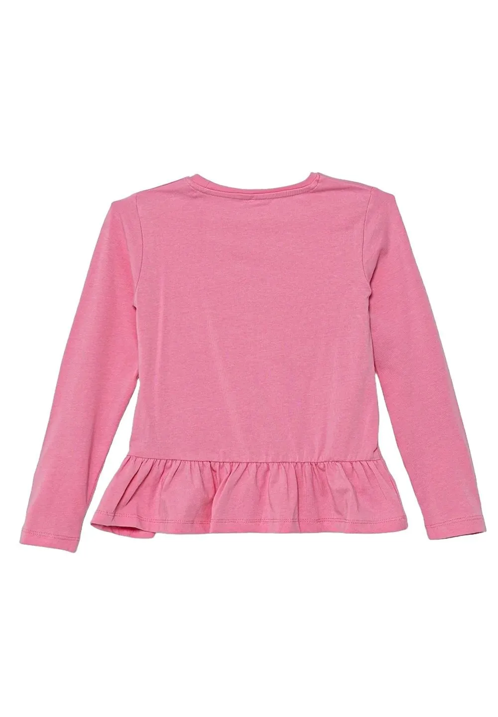 Guess Kids Printed Ruffled Hem Top