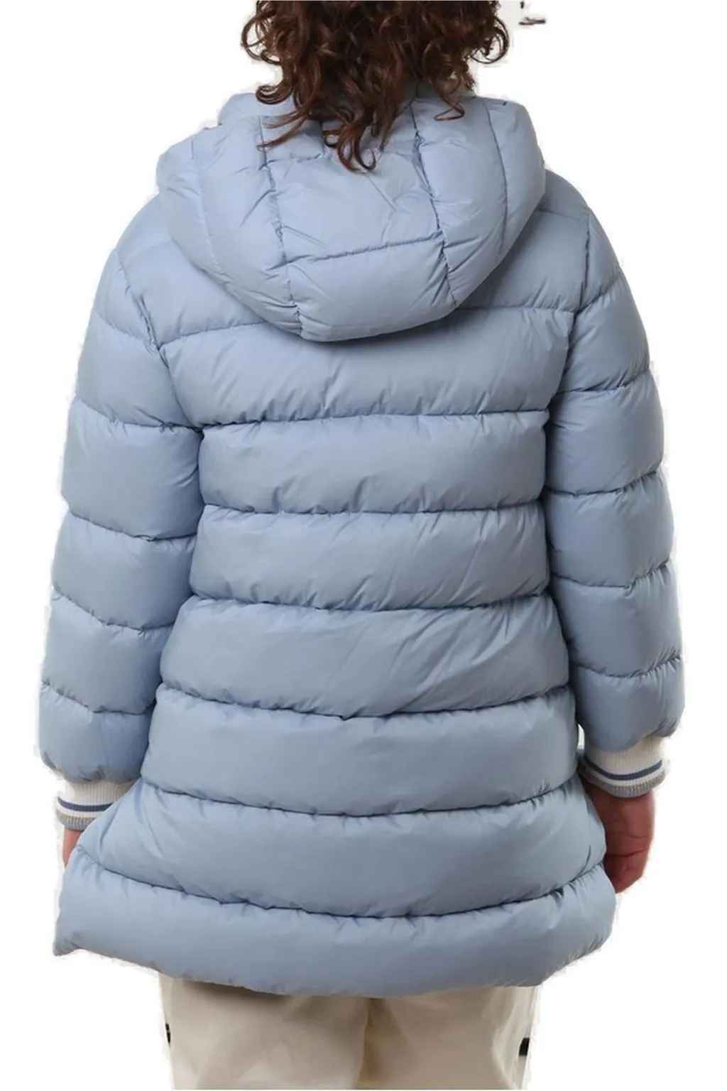 Herno Kids Logo-Embroidered Zipped Hooded Jacket