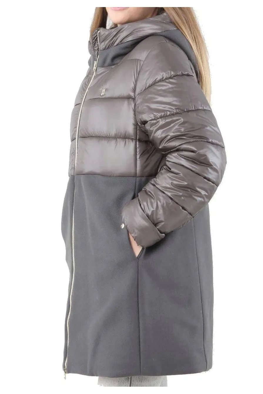 Herno Kids Zip-Up Hooded Puffer Coat