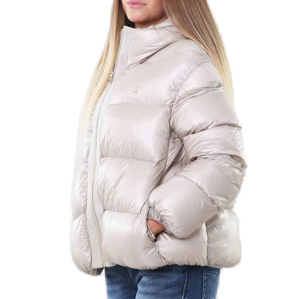 Herno Kids Logo-Plaque Zipped Puffer Jacket