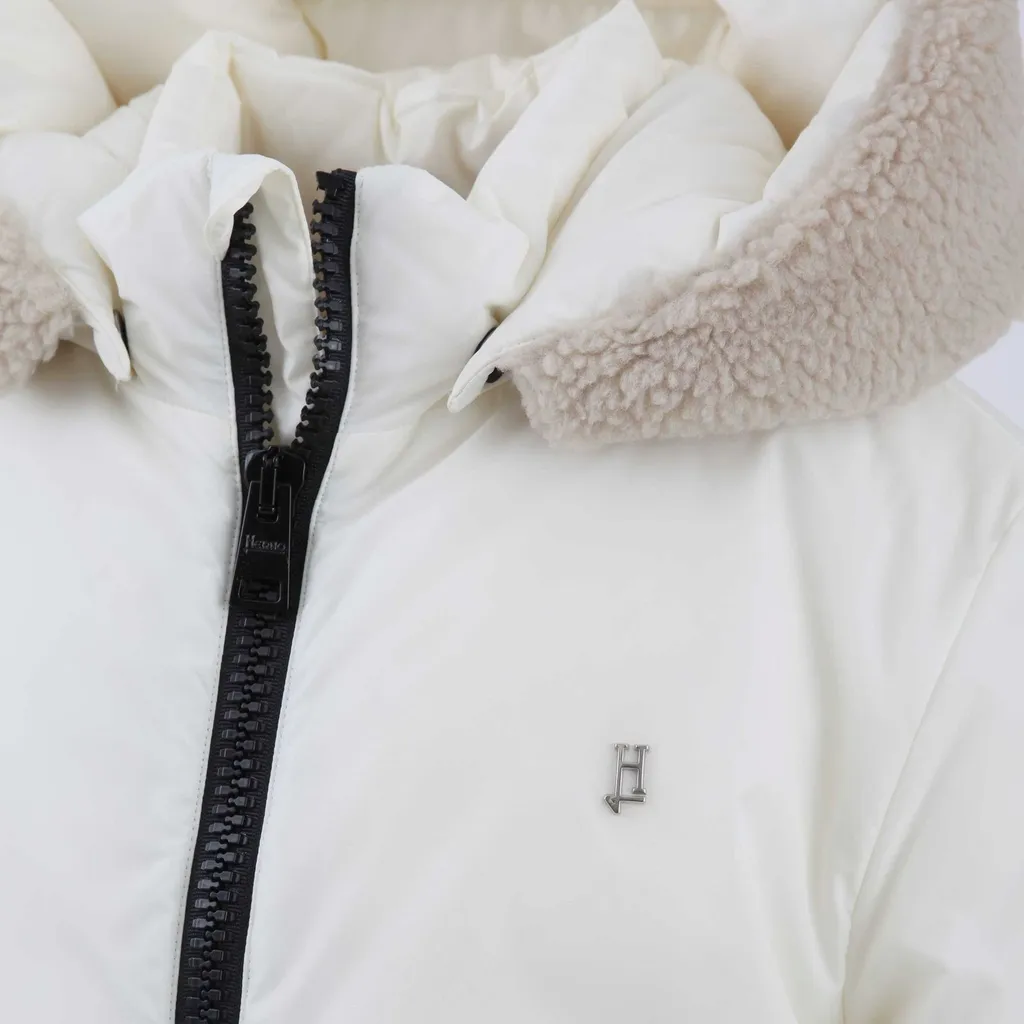 Herno Kids Zipped Hooded Coat