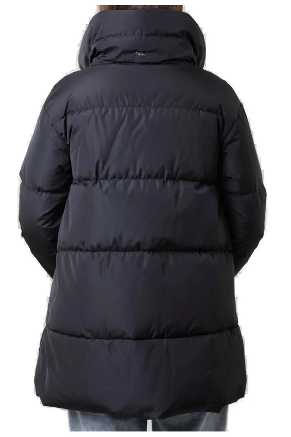 Herno Kids High-Neck Long Puffer Coat