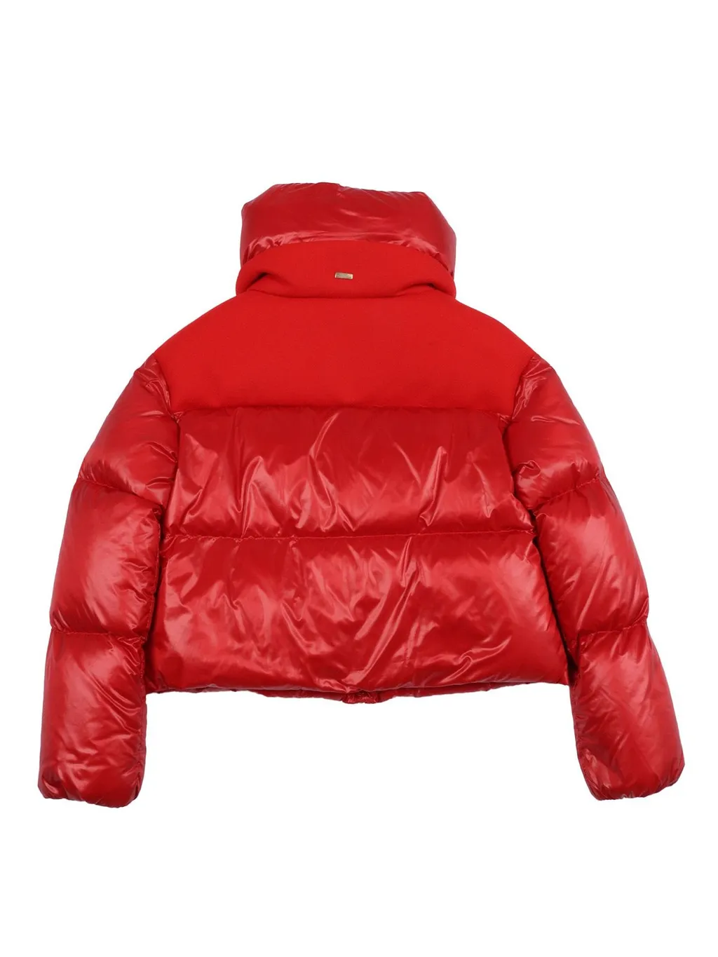Herno Kids Logo Plaque High-Neck Cape