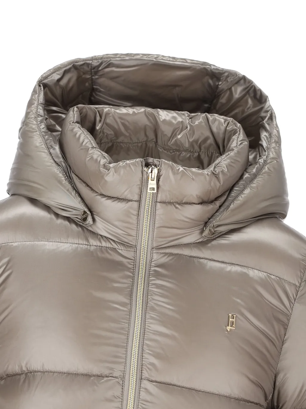 Herno Kids Zipped Hooded Down Jacket