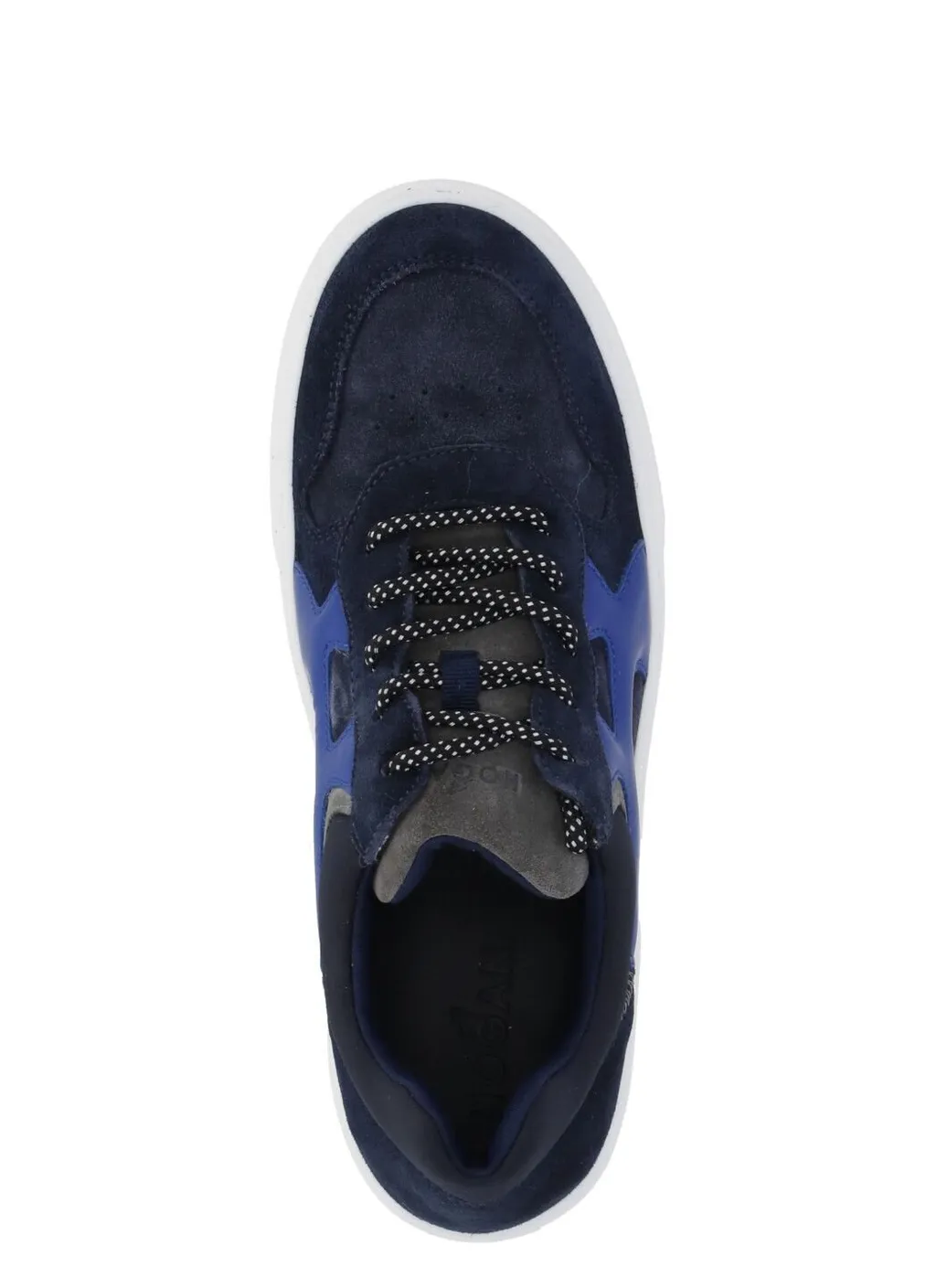 Hogan Kids Logoed Suede Sneakers
