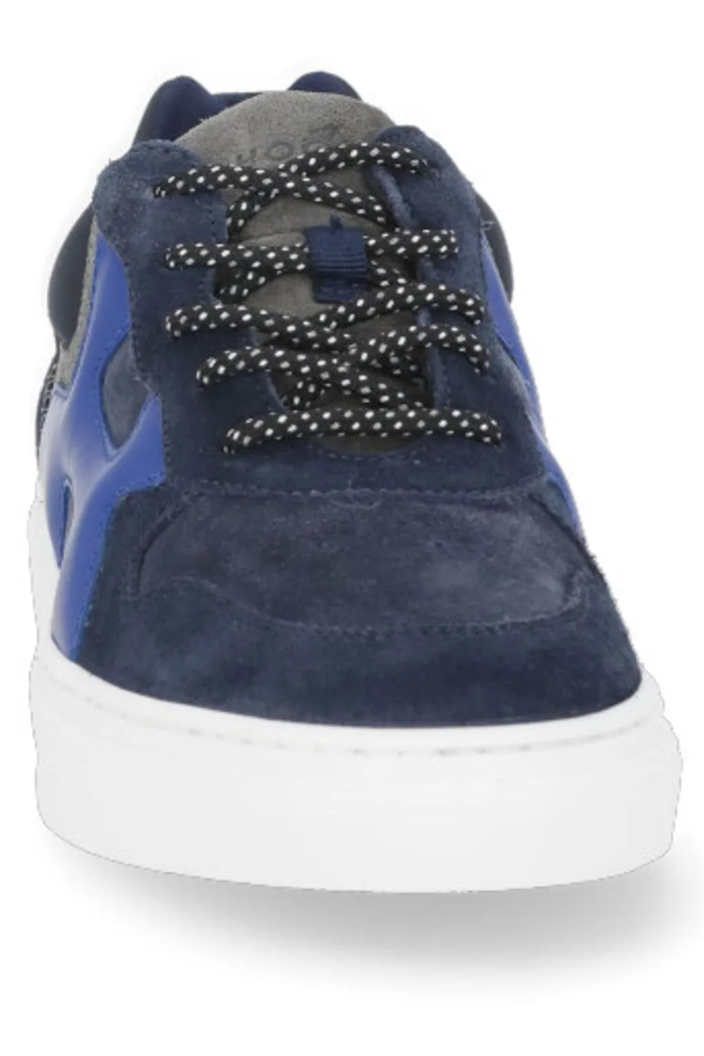 Hogan Kids Logoed Suede Sneakers