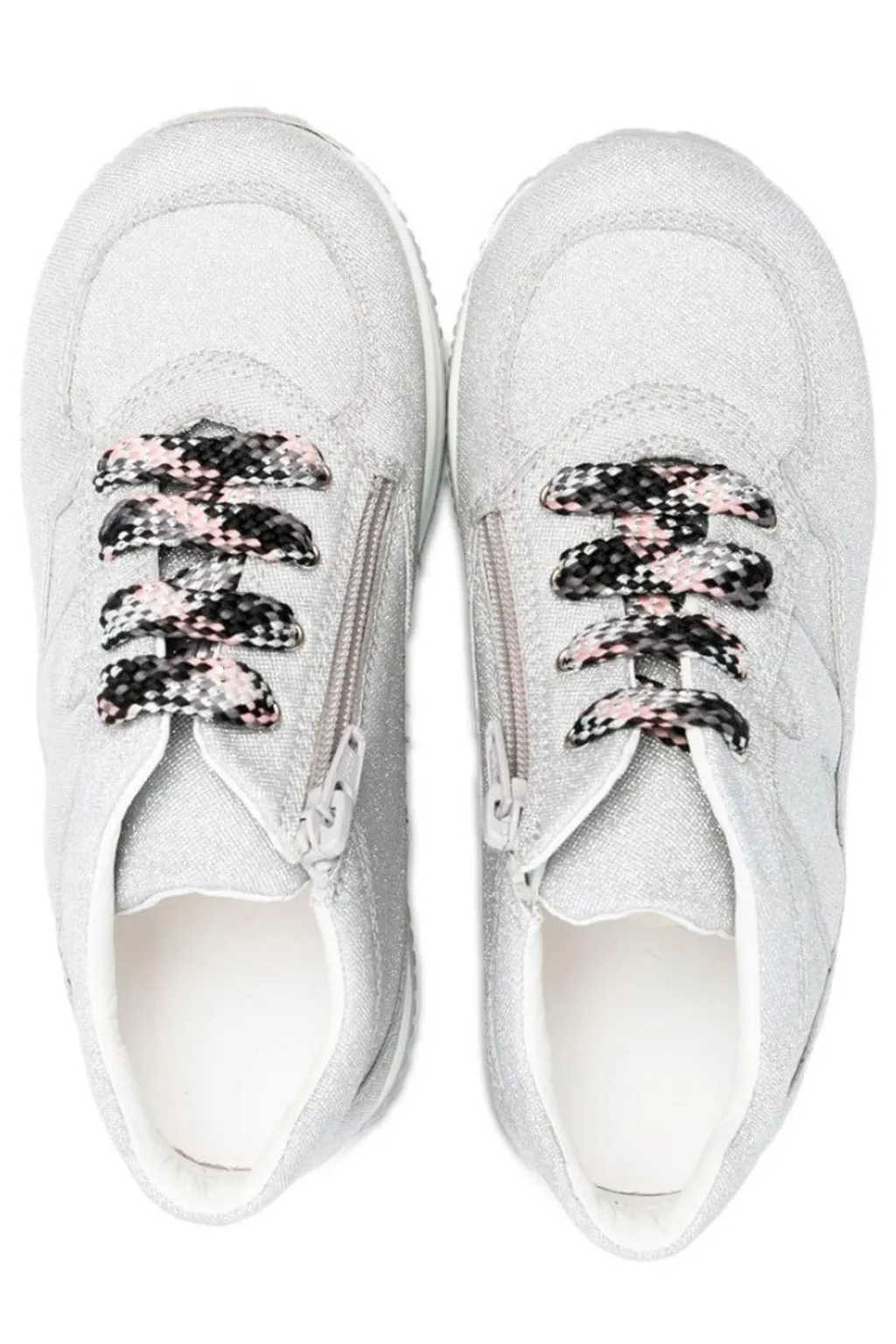 Hogan Kids Interactive Lace-Up Sneakers