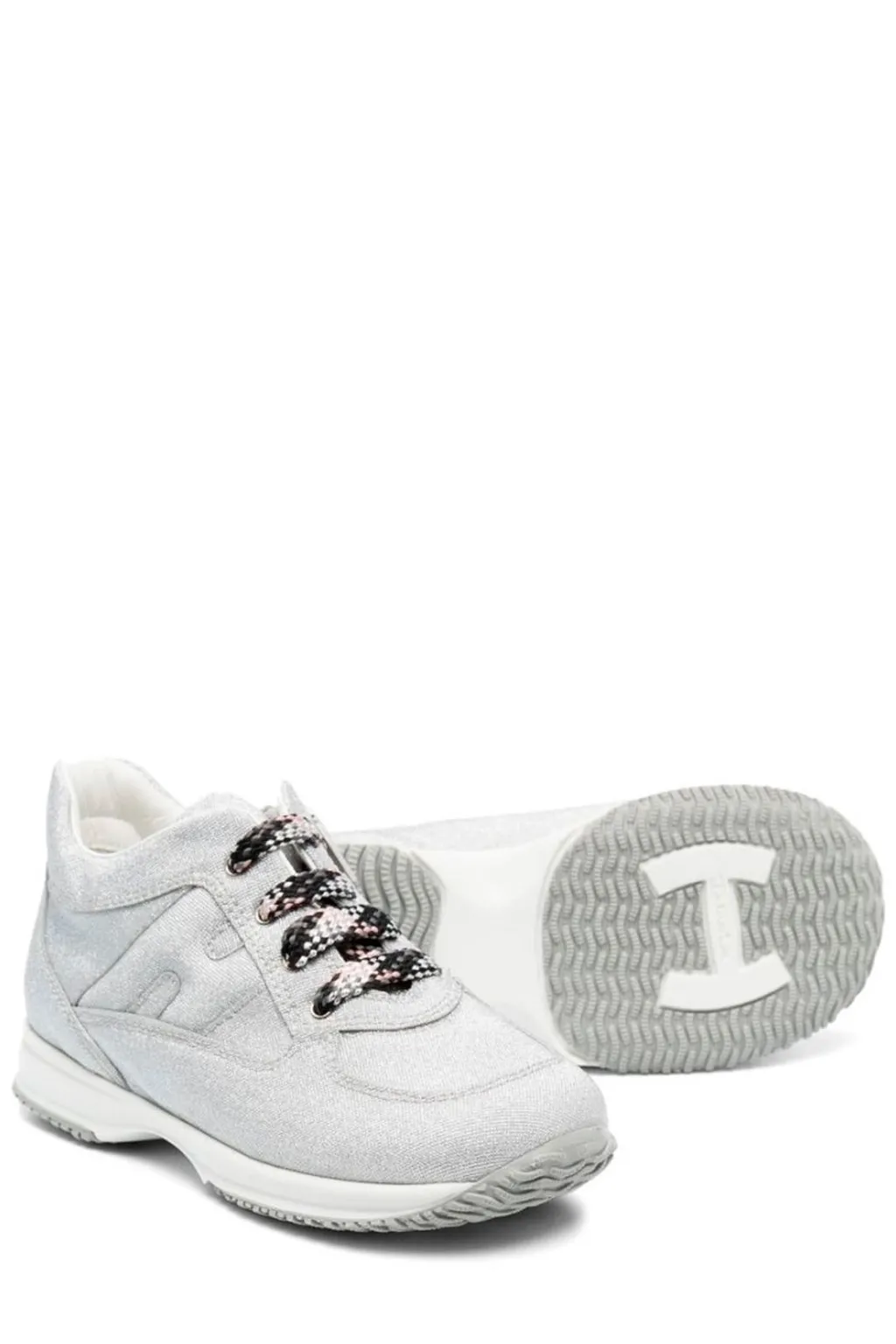 Hogan Kids Interactive Lace-Up Sneakers