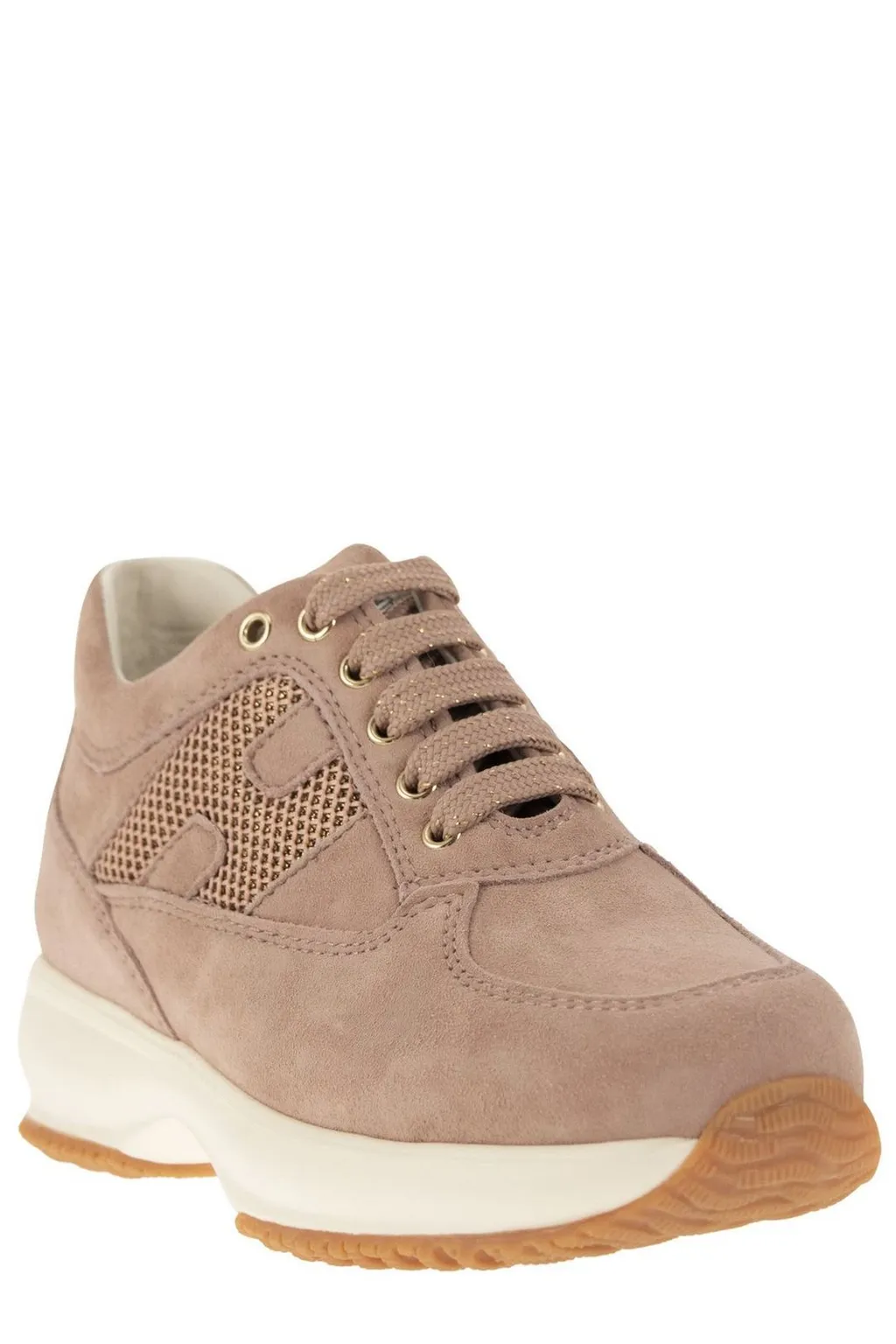 Hogan Kids Interactive Side H Detailed Sneakers