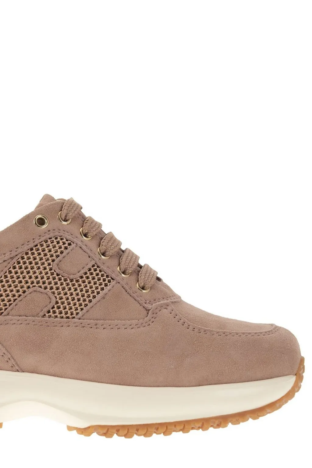 Hogan Kids Interactive Side H Detailed Sneakers