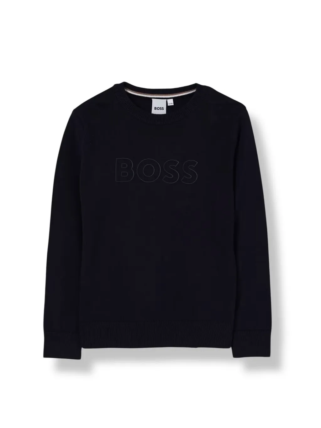 Hugo Boss Kids Embossed-Logo Crewneck Sweatshirt