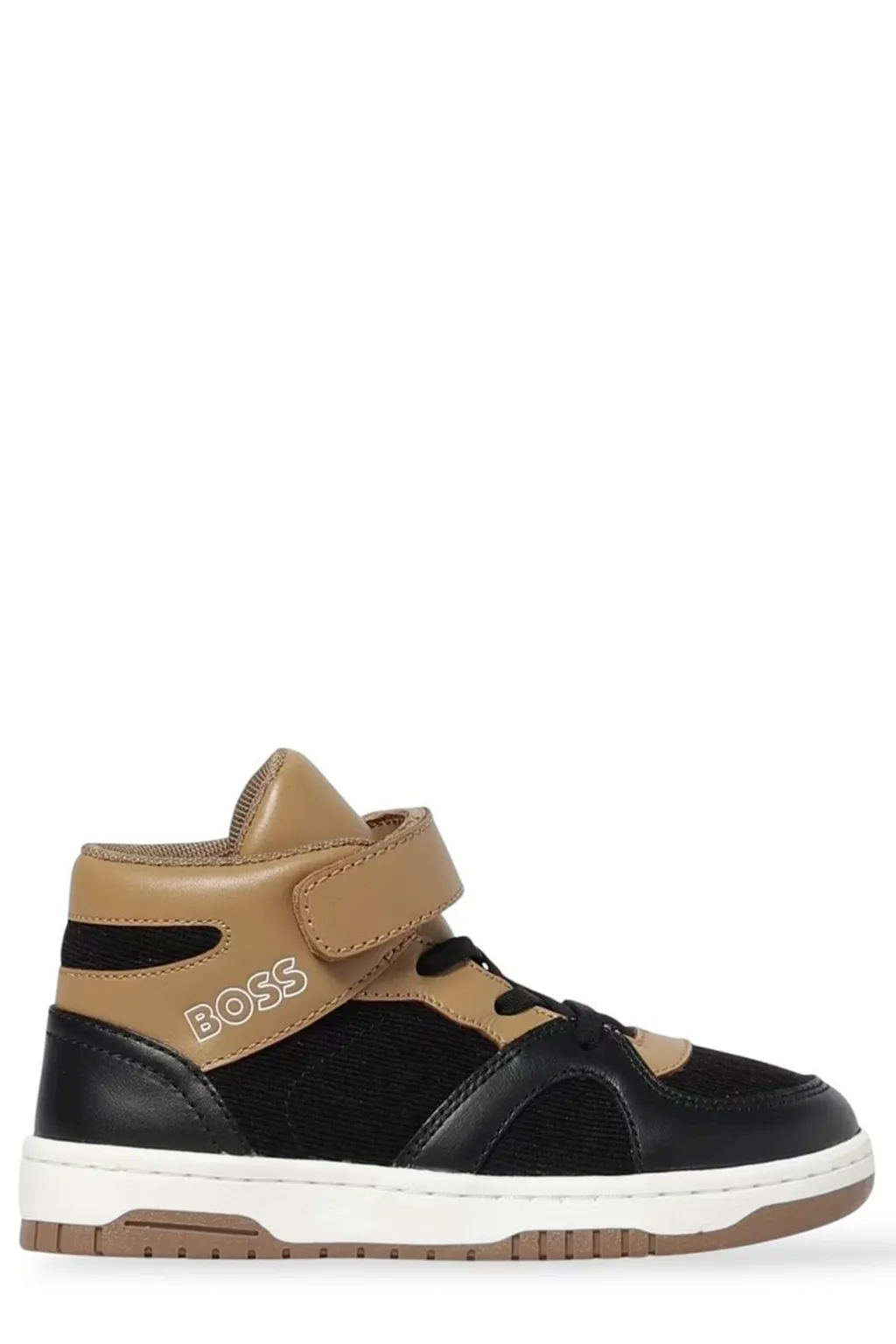 Hugo Boss Kids High-Top Logo Trainers