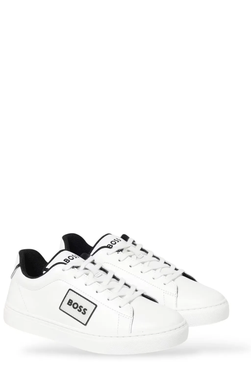 Hugo Boss Kids Logo-Patch Low-Top Sneakers