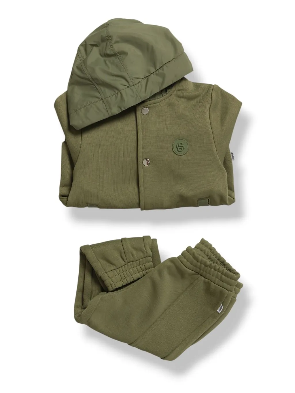 Hugo Boss Kids Buttoned Hooded Set