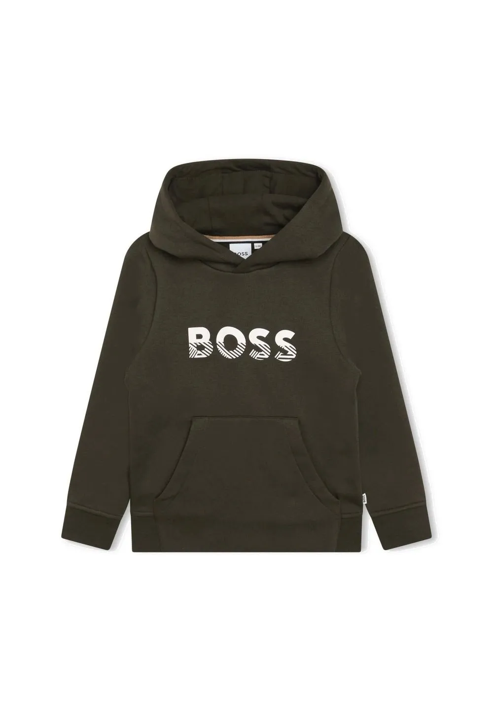 Hugo Boss Kids Logo Printed Fleece Hoodie