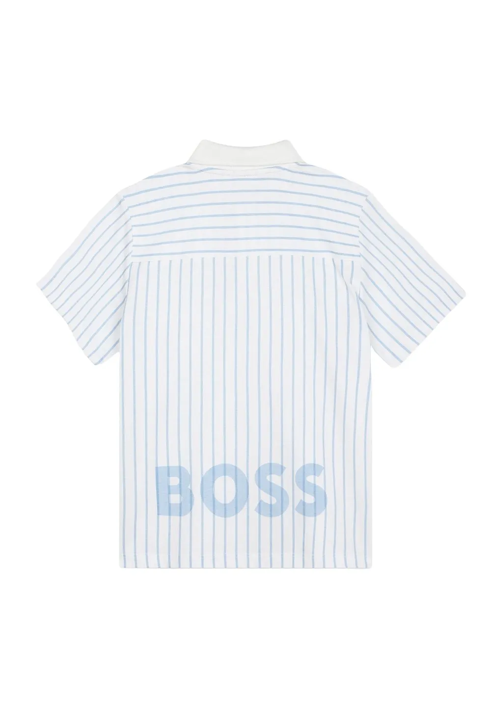 Hugo Boss Kids Stripe Detailed T-Shirt