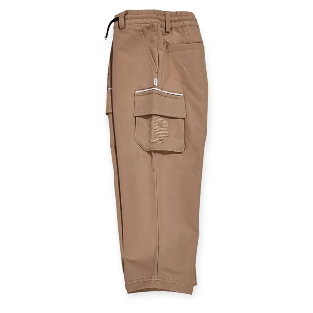 Hugo Boss Kids Drawstring Straight-Leg Trousers