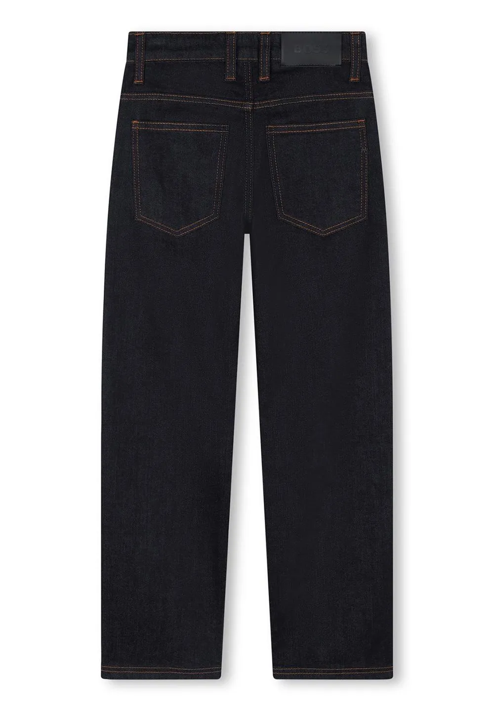 Hugo Boss Kids Double B Monogram Rivet Regular-Fit Jeans