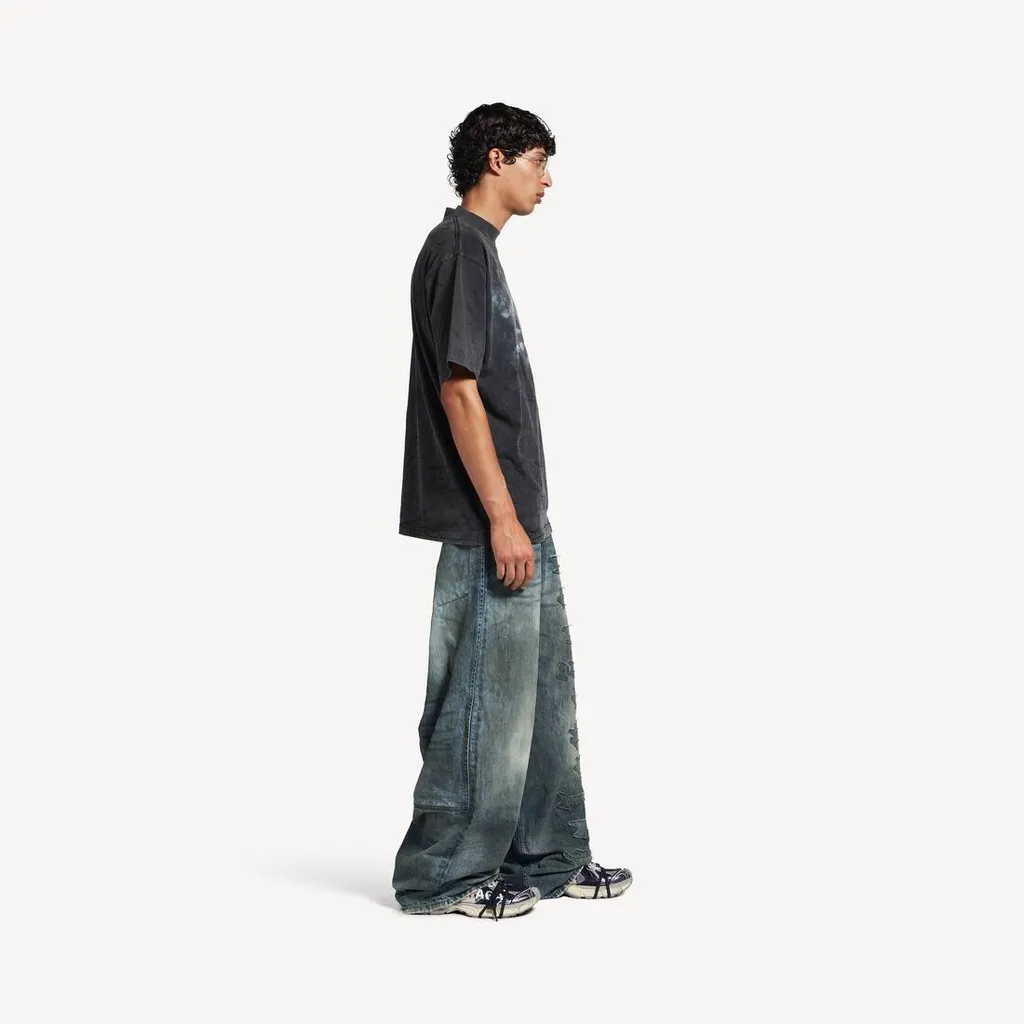 Washed Crayon Loop T-Shirt Medium Fit