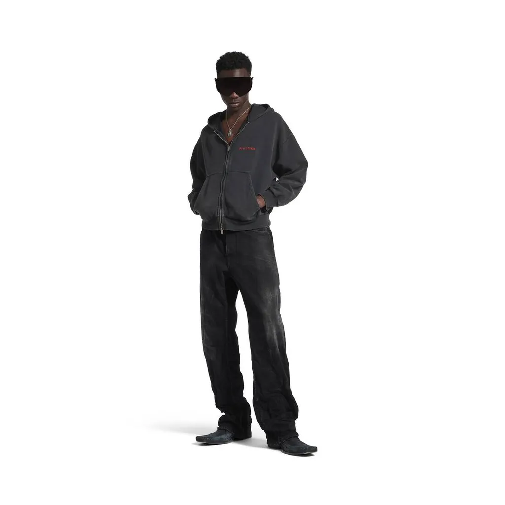 Back Zip-Up Hoodie Regular Fit
