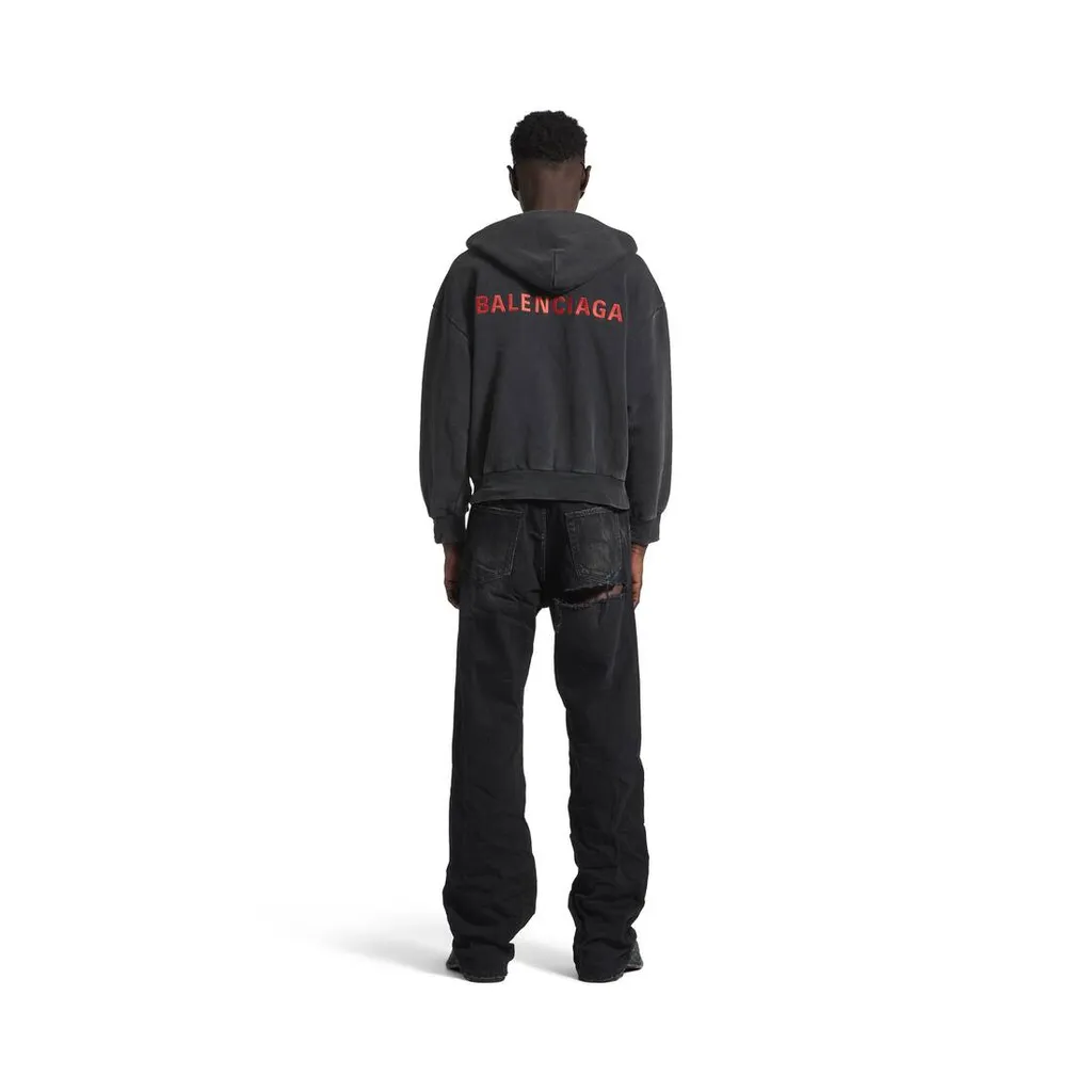 Back Zip-Up Hoodie Regular Fit