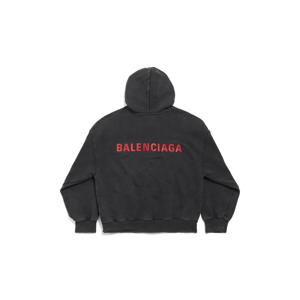 Back Zip-Up Hoodie Regular Fit