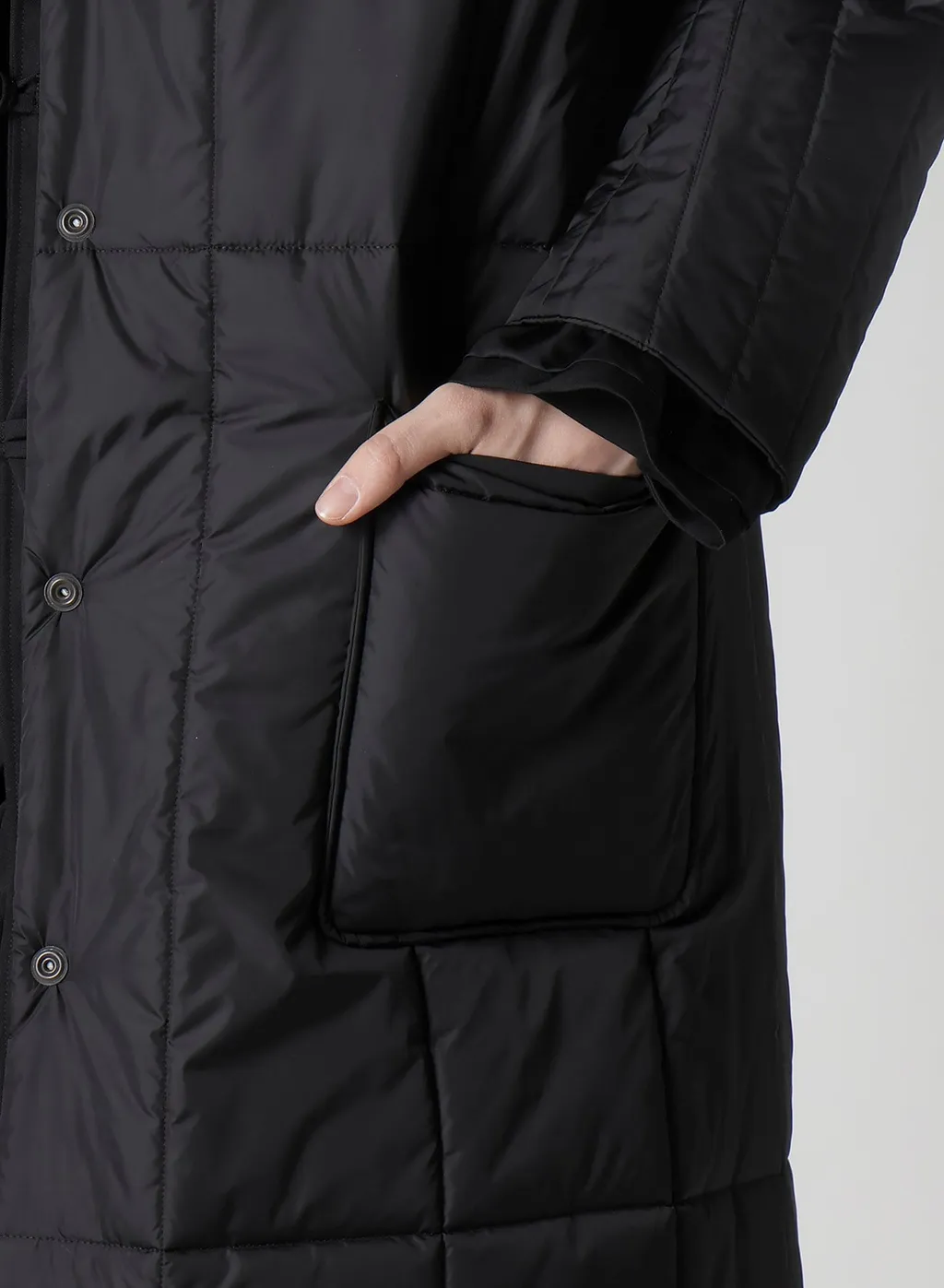 Wool Gabardine Stand Collar Jacket With Liner