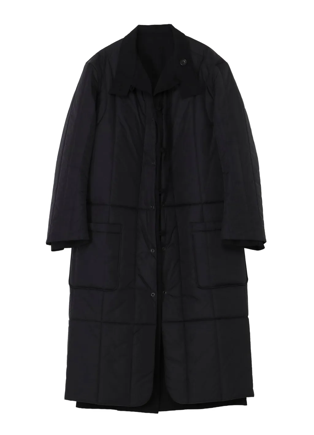 Wool Gabardine Stand Collar Jacket With Liner