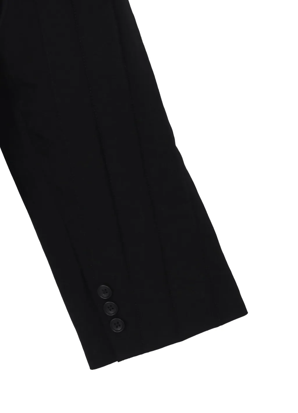 Wool Gabardine Tab Detail Paded Jacket