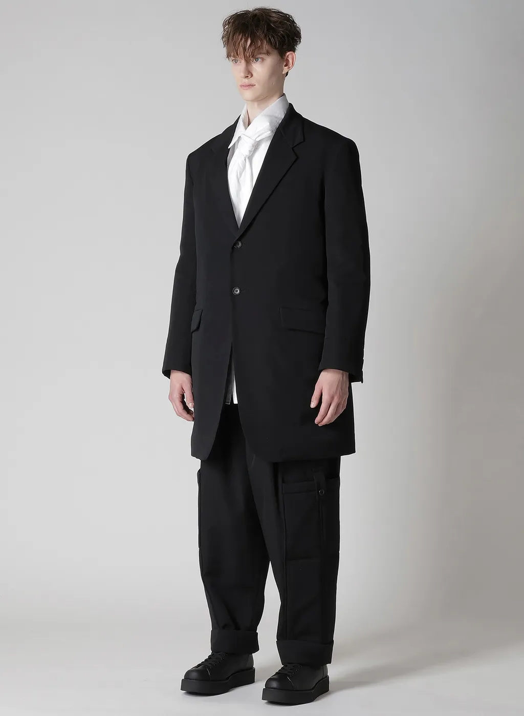 Wool Gabardine Reversible Jacket With Nylon Liner