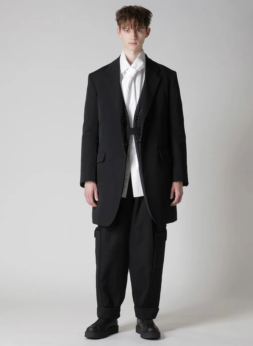 Wool Gabardine Reversible Jacket With Nylon Liner