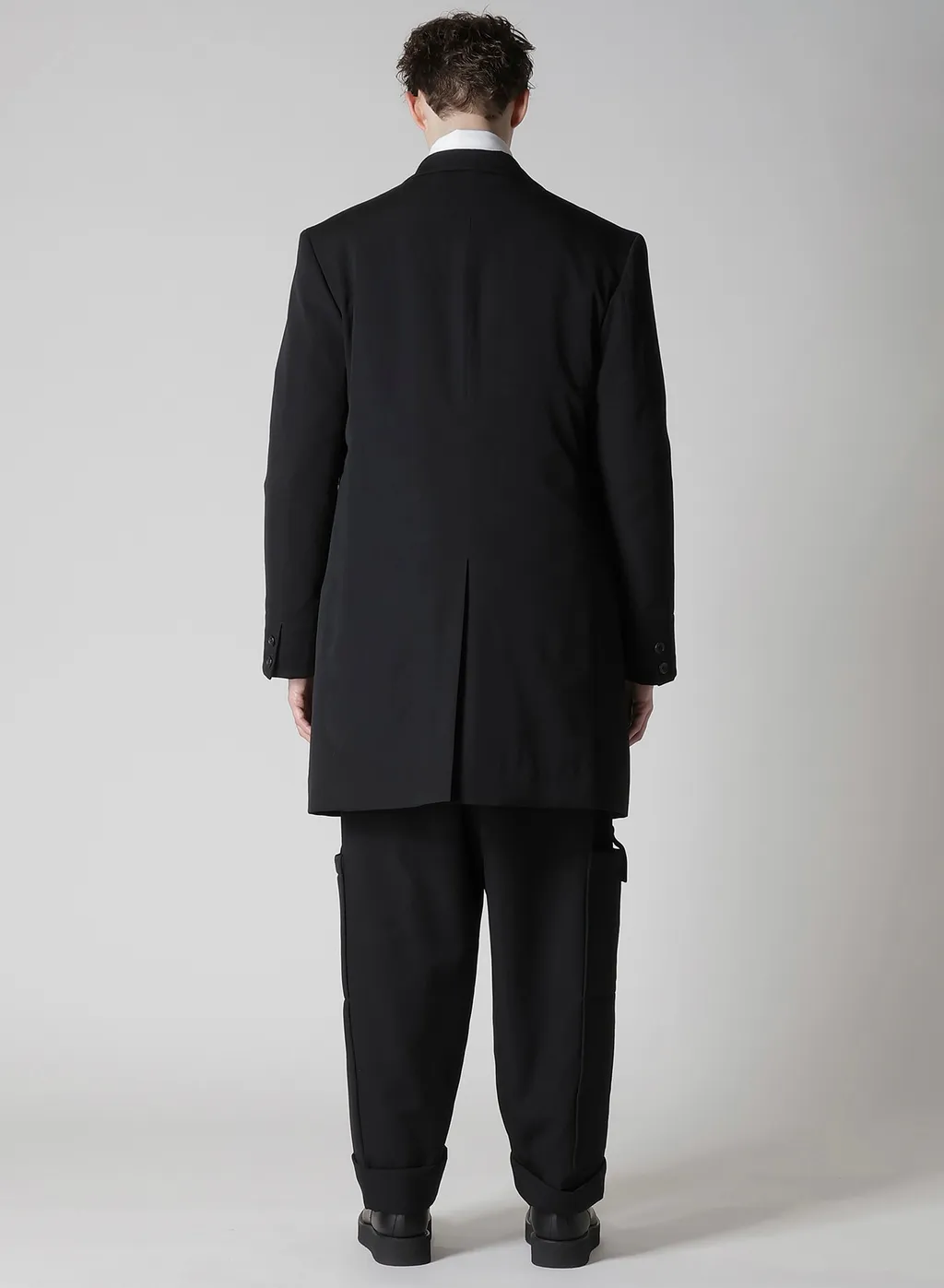Wool Gabardine Reversible Jacket With Nylon Liner