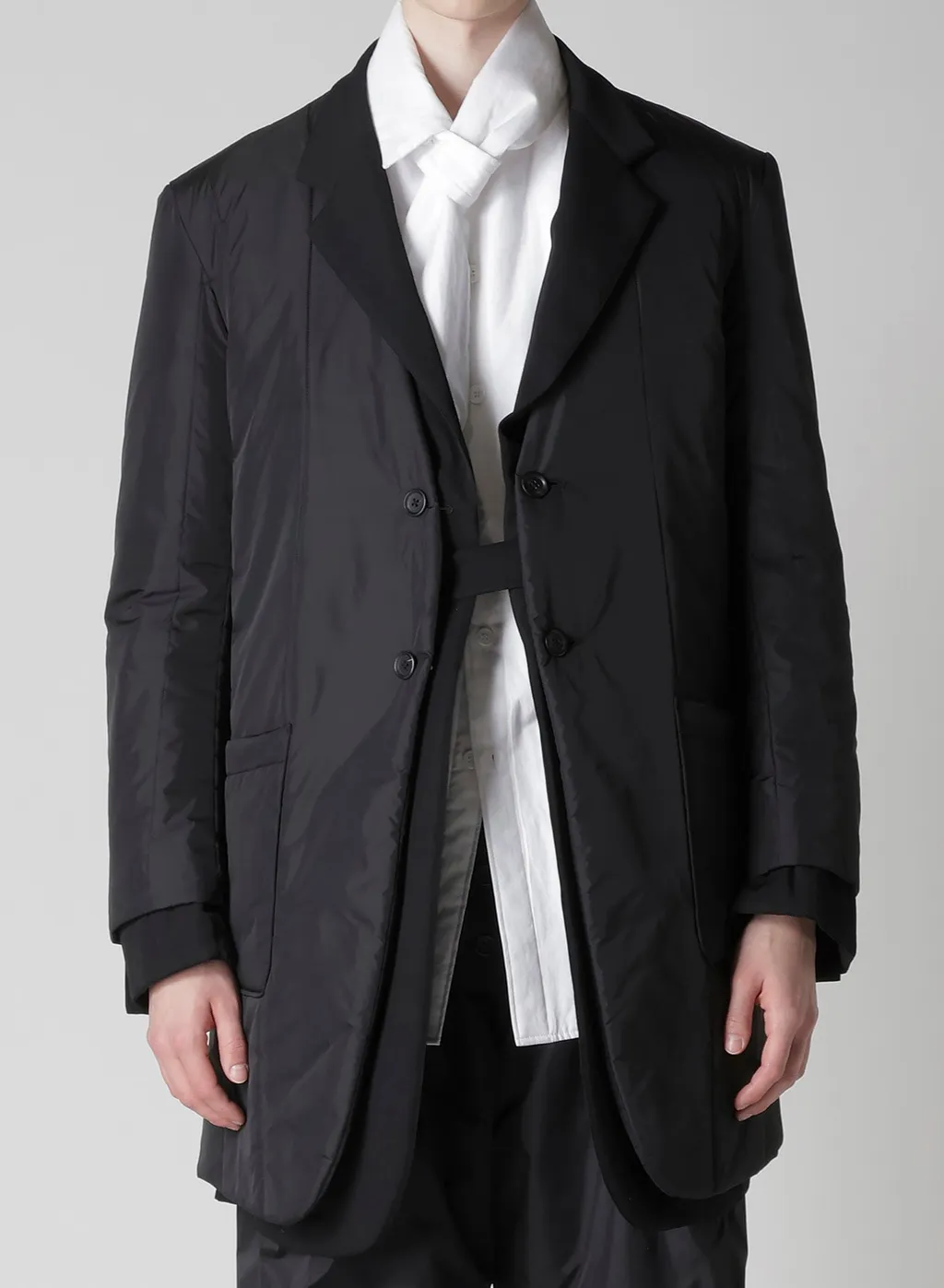 Wool Gabardine Reversible Jacket With Nylon Liner