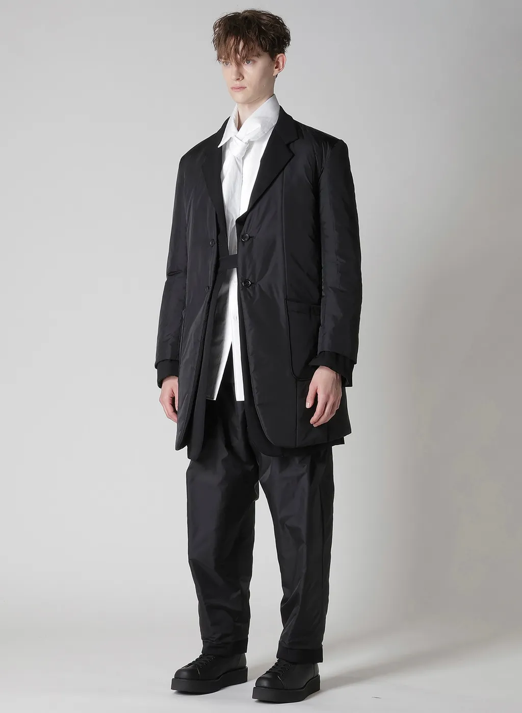 Wool Gabardine Reversible Jacket With Nylon Liner