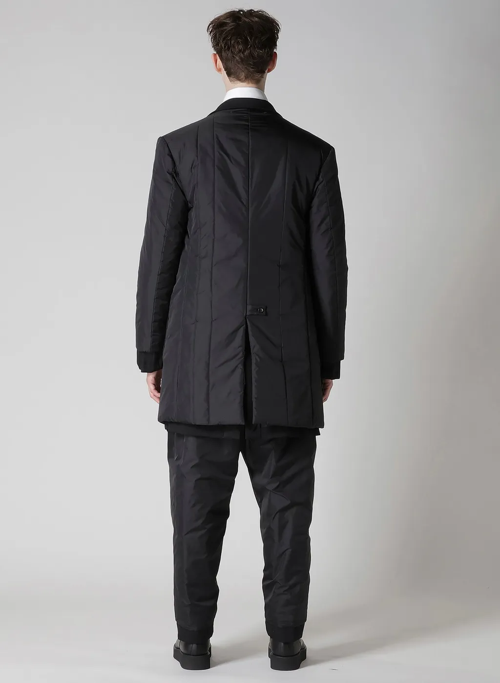 Wool Gabardine Reversible Jacket With Nylon Liner