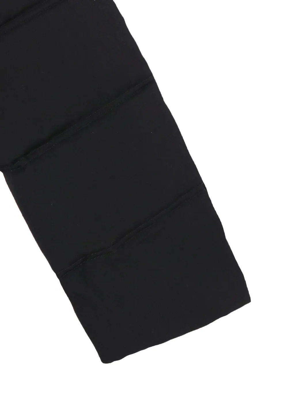 Wool Gabardine Horizontal Padded Long Jacket