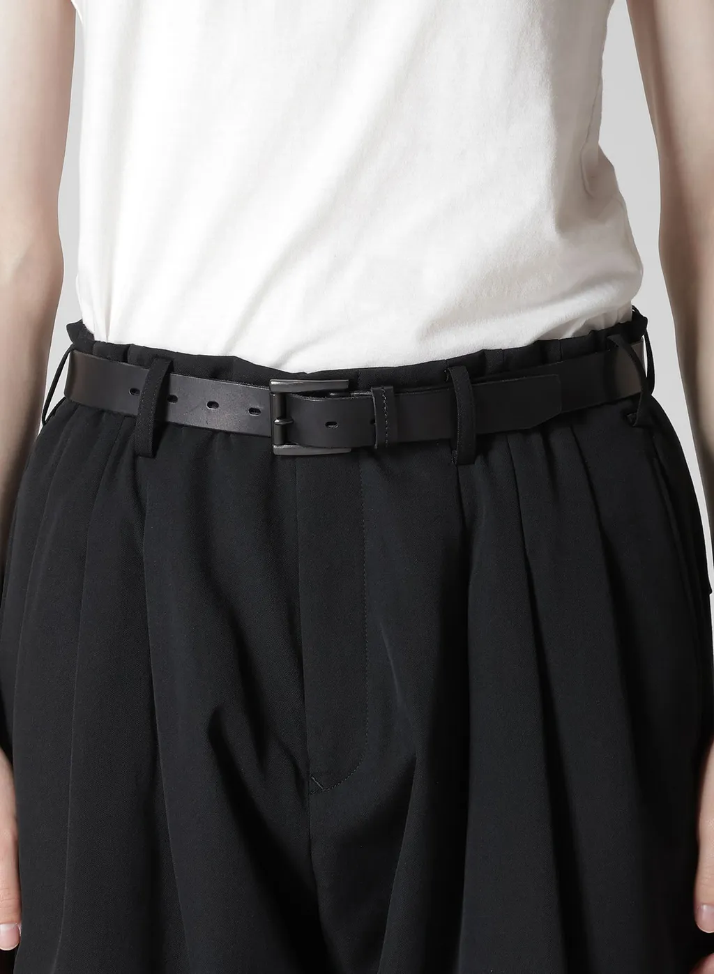 Wool Gabardine Outer Pocket Pants