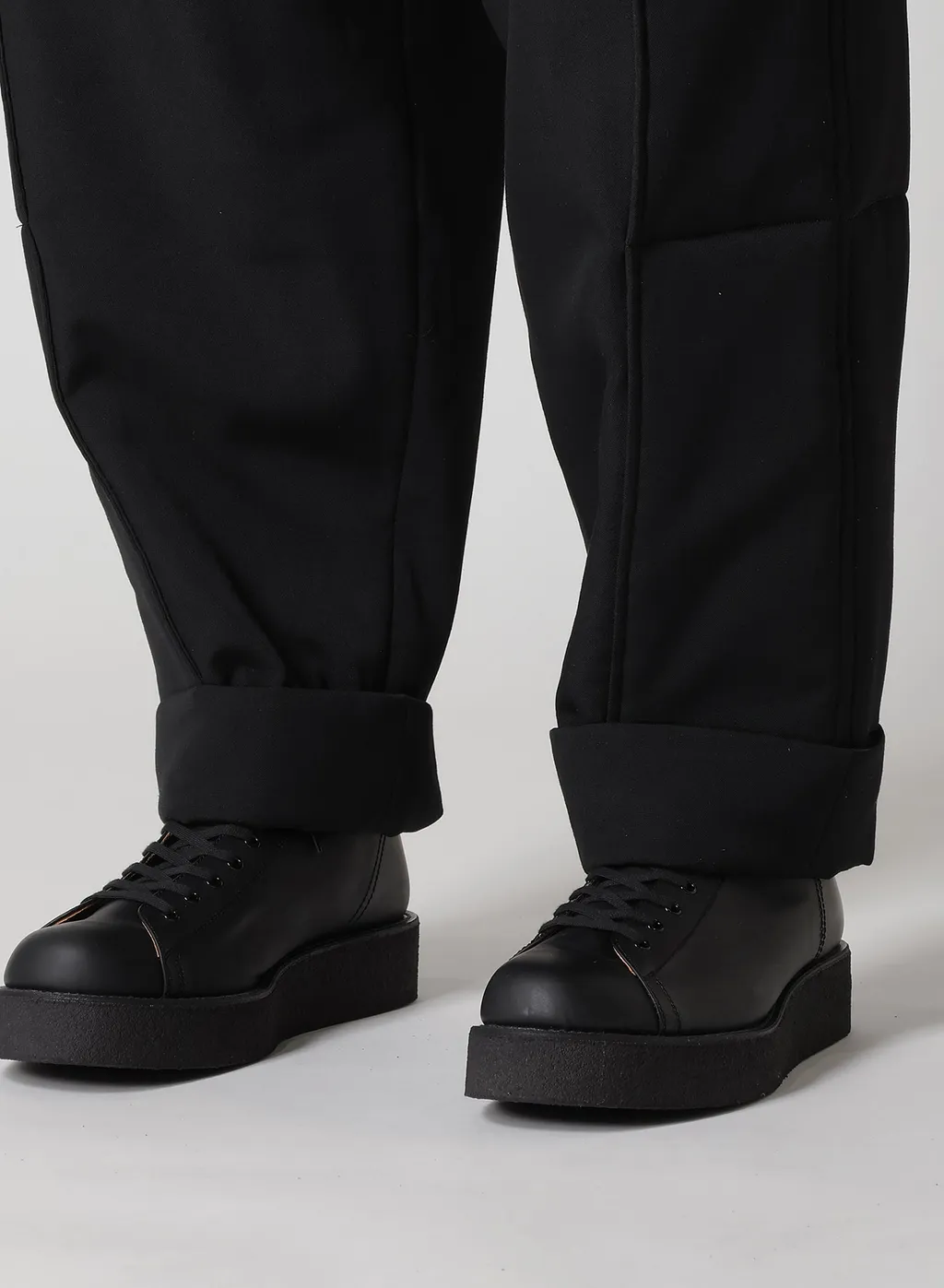 Wool Gabardine Outer Pocket Pants