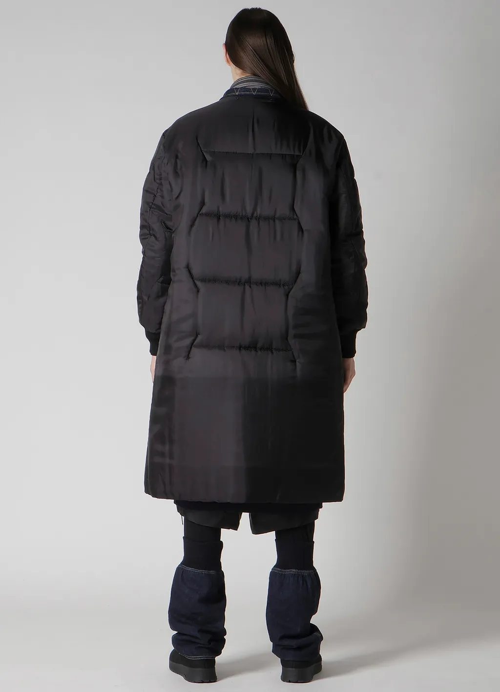 6Oz Denim Magic Wash Rib Combination Peaked Jacket