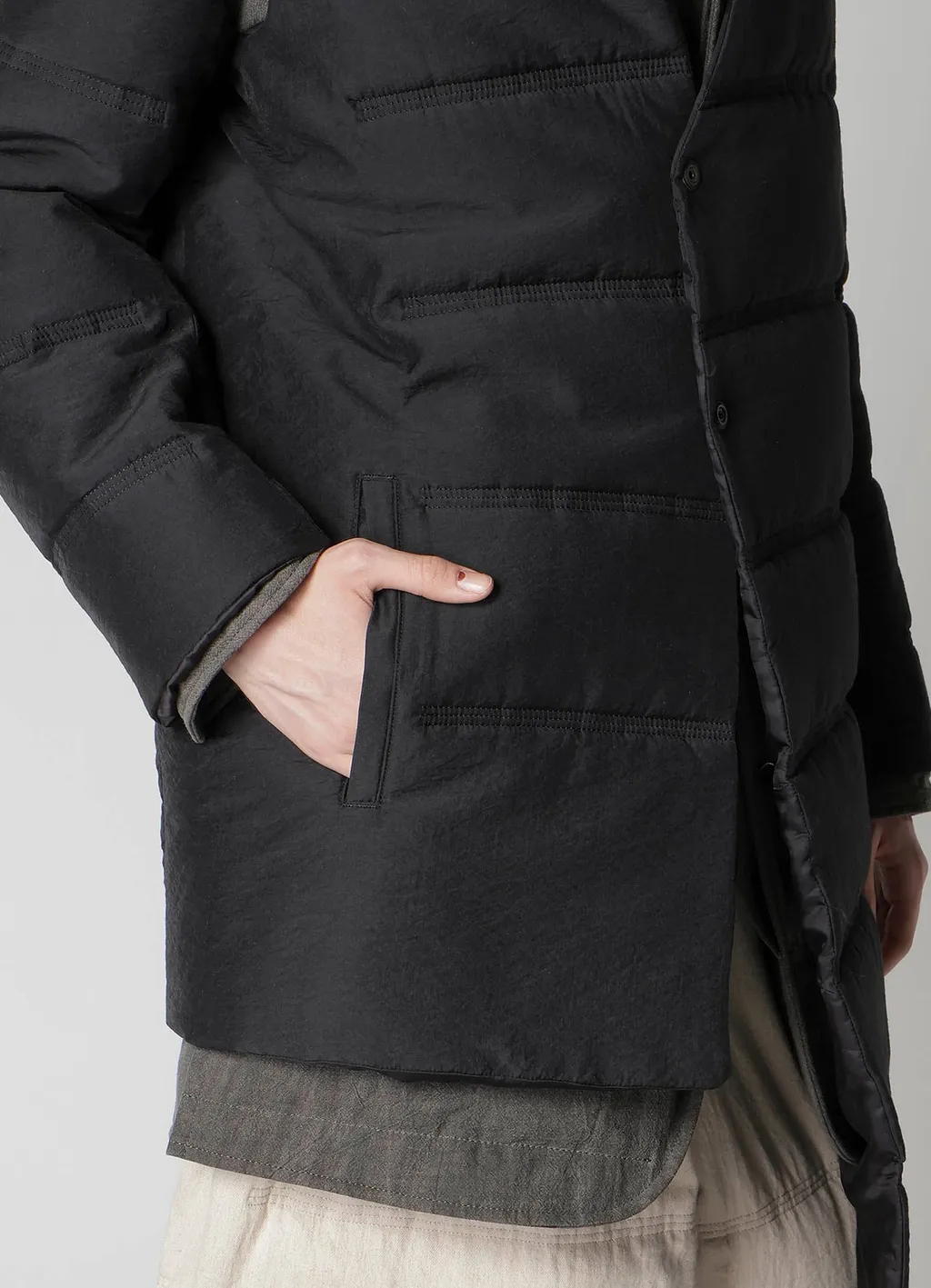 Asymmetry Long Liner Jacket