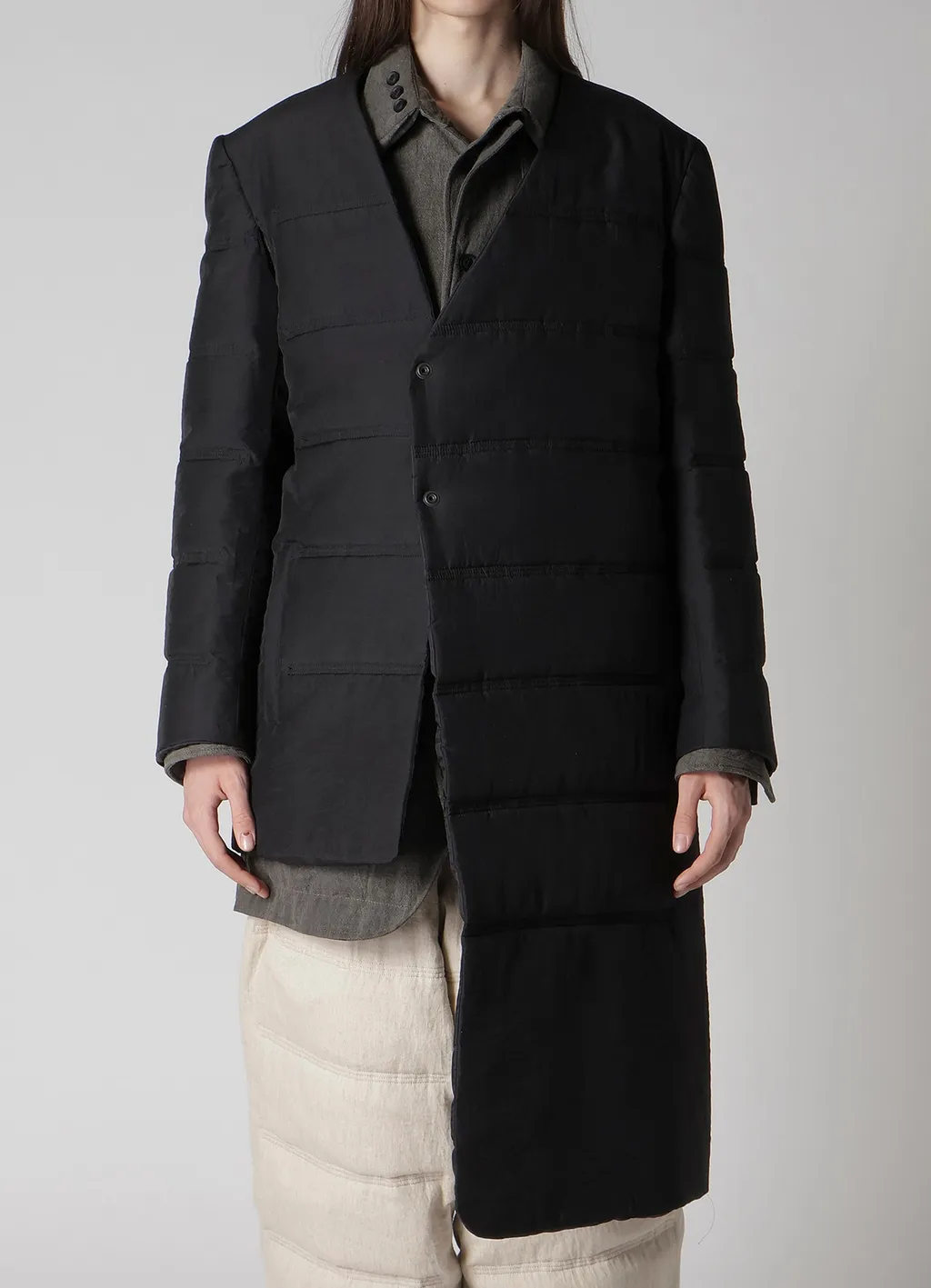 Asymmetry Long Liner Jacket