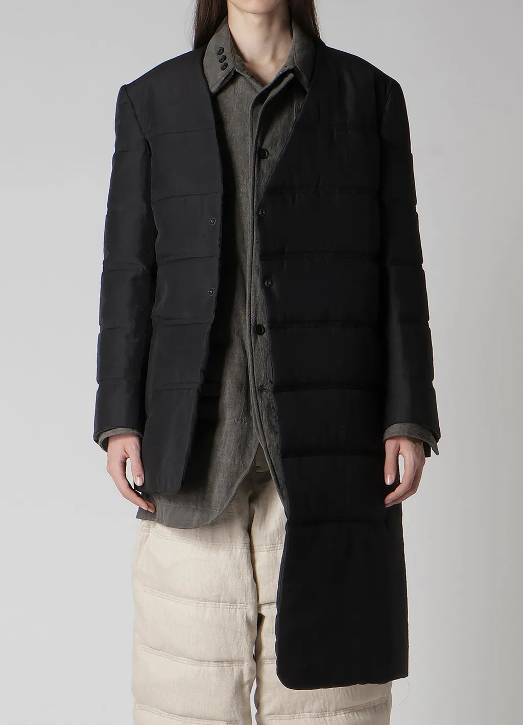 Asymmetry Long Liner Jacket