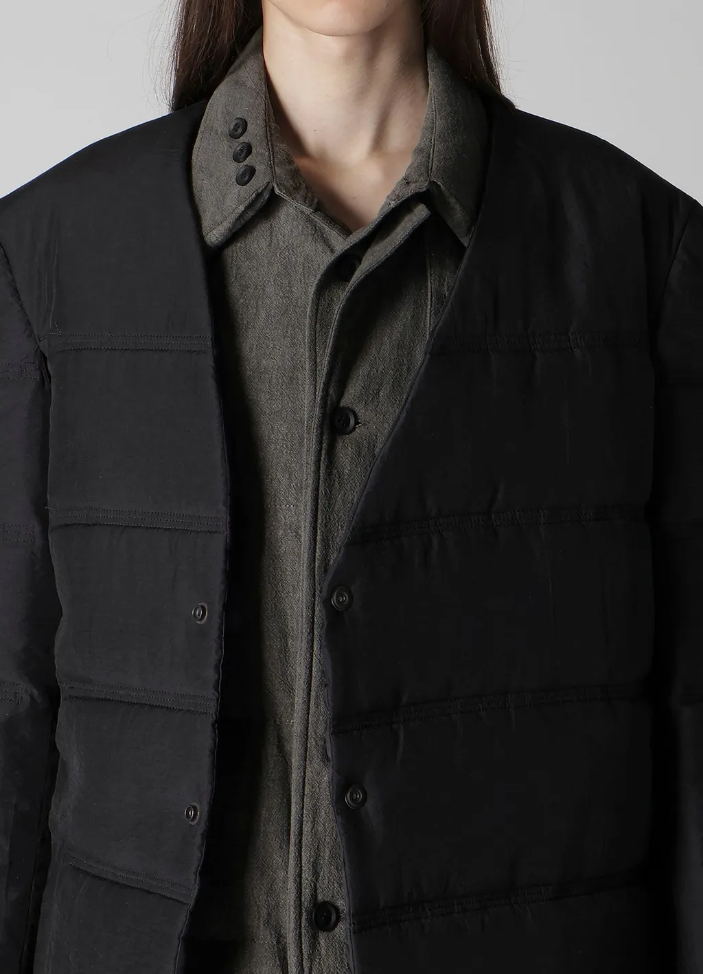Asymmetry Long Liner Jacket