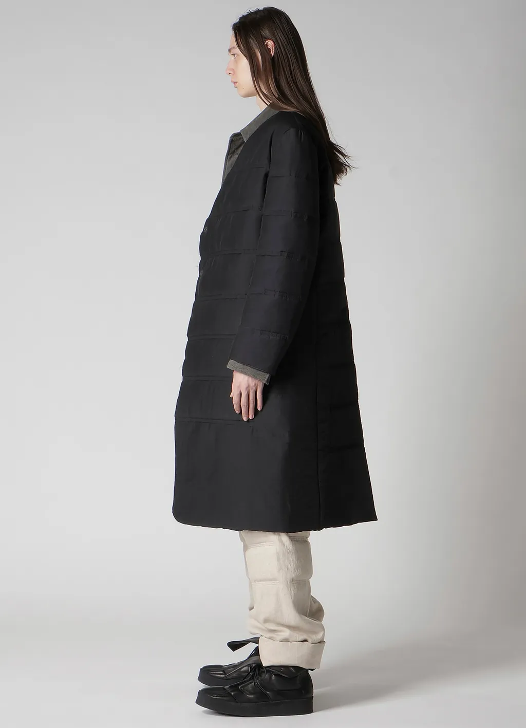 Asymmetry Long Liner Jacket