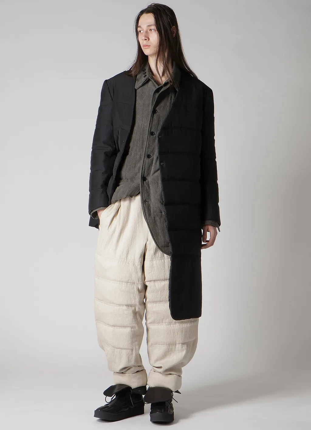 Asymmetry Long Liner Jacket