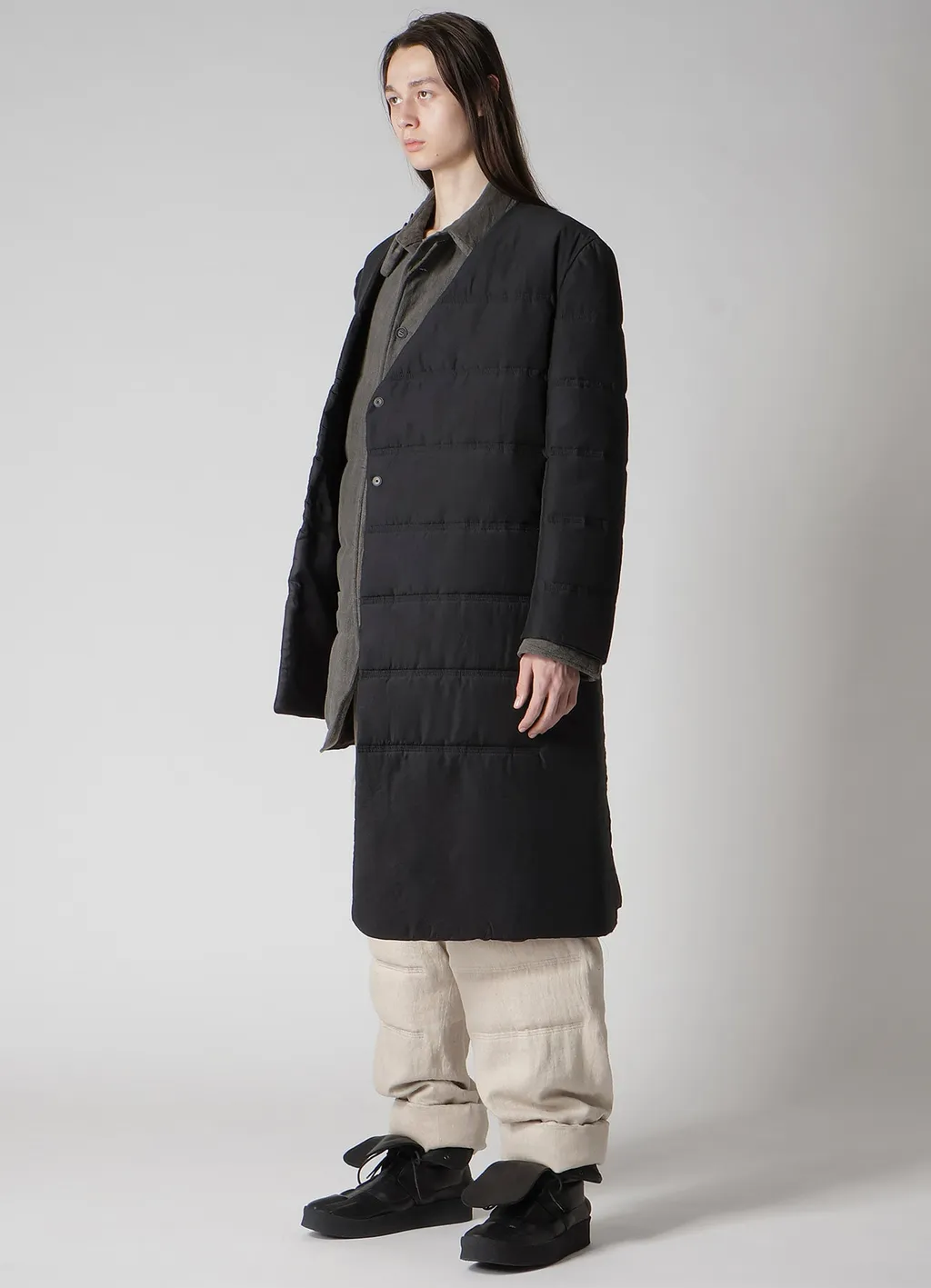 Asymmetry Long Liner Jacket