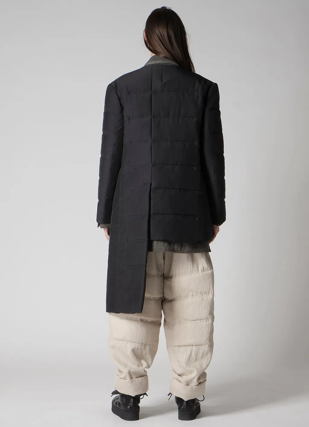 Asymmetry Long Liner Jacket