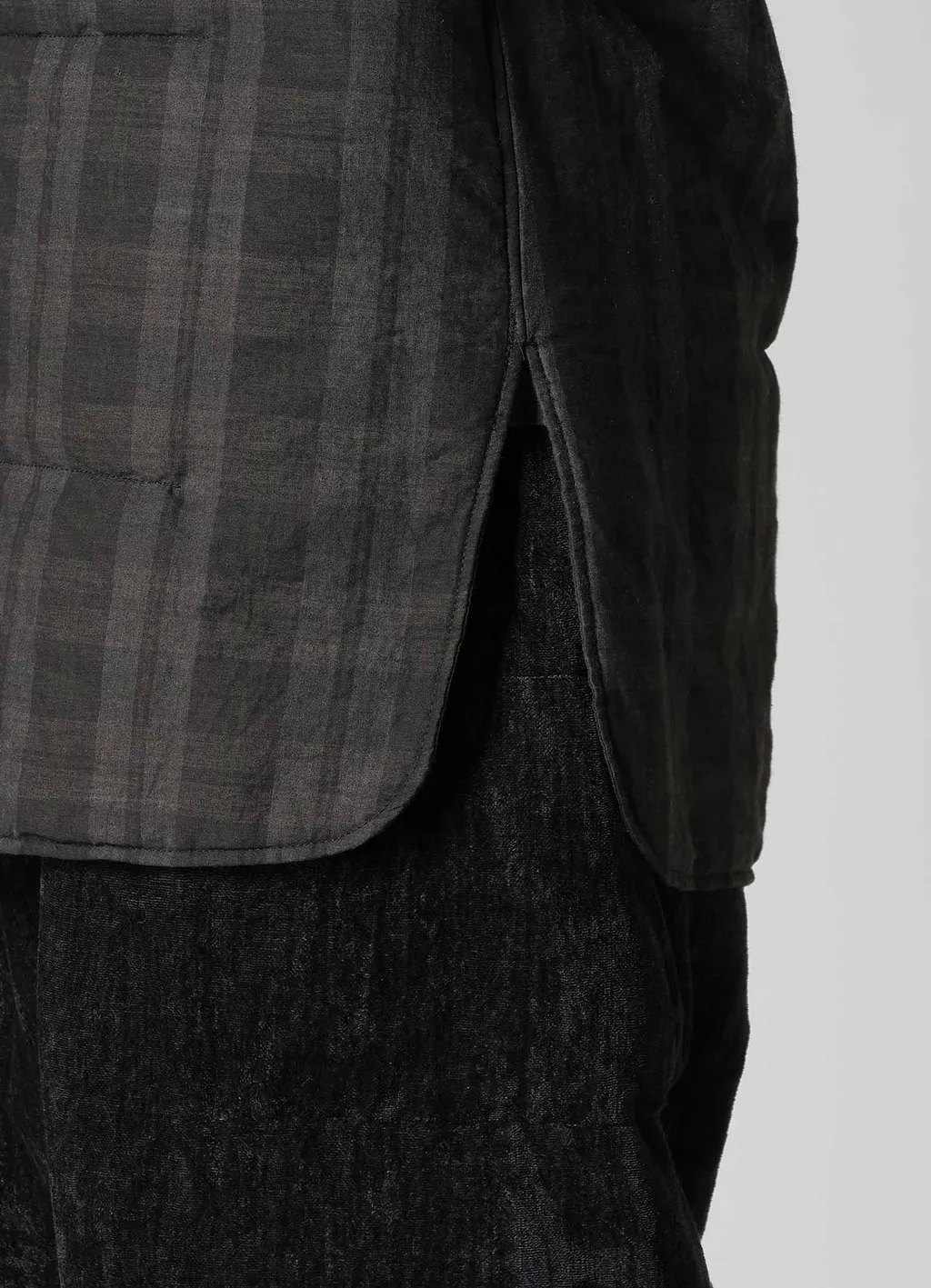 Madras Ink Plaid Cs Padded Blouse